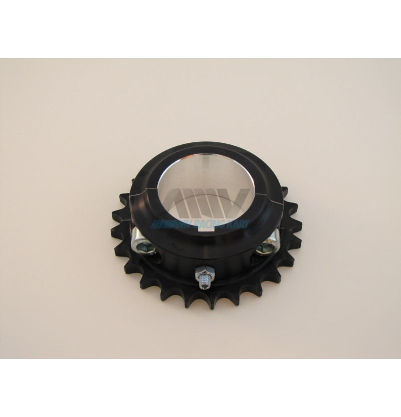 COURONNE ARRIERE KZ ERGAL 7075 ø50MM ANODISE NOIR