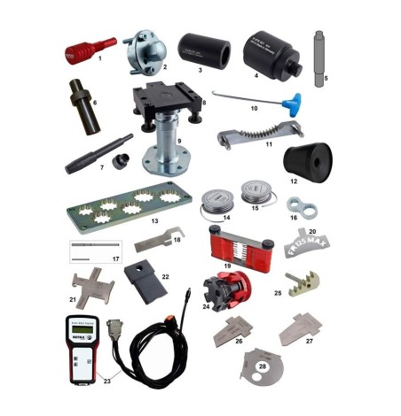 GABARIT CYLINDRE ROTAX-CONDUIT D'ECHAPPEMENT POUR MAX EVO