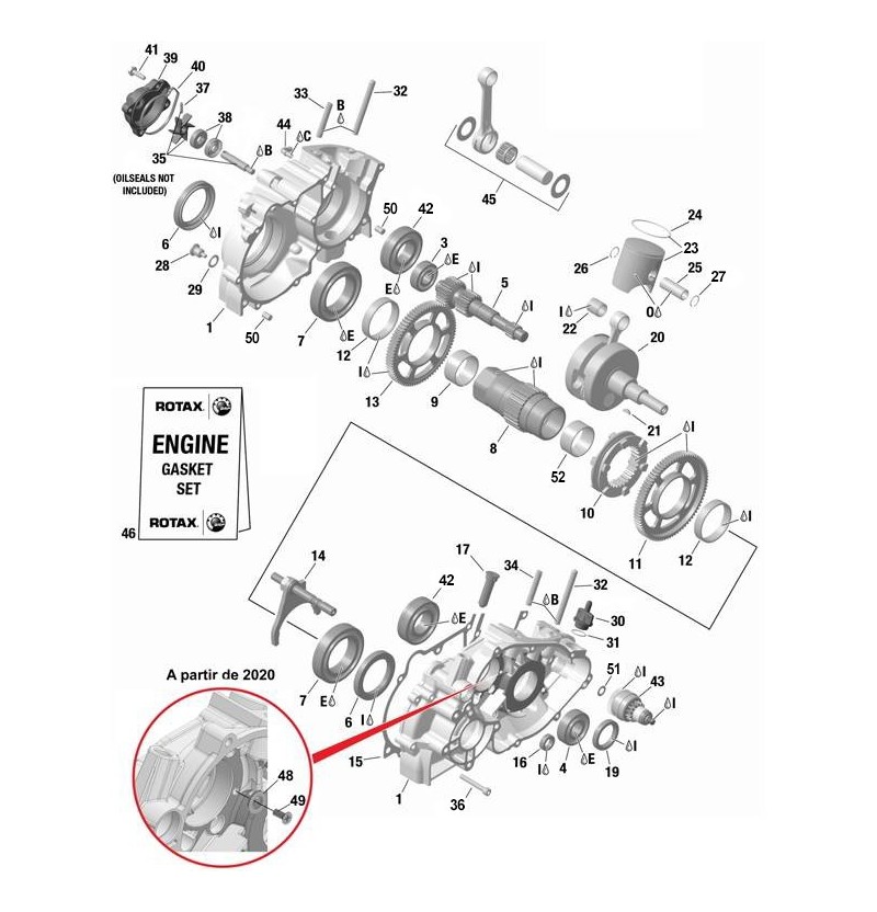 CARTER-VILO-POMPE A EAU-PISTON