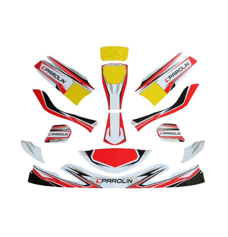 JEU D'AUTOCOLLANTS PAROLIN MOTORSPORT POUR EUROSTAR DYNAMICA