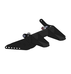 REPOSE-PIEDS RALLONGE REGLABLE OK/KZ MONOBLOC NOIR - COMPLET