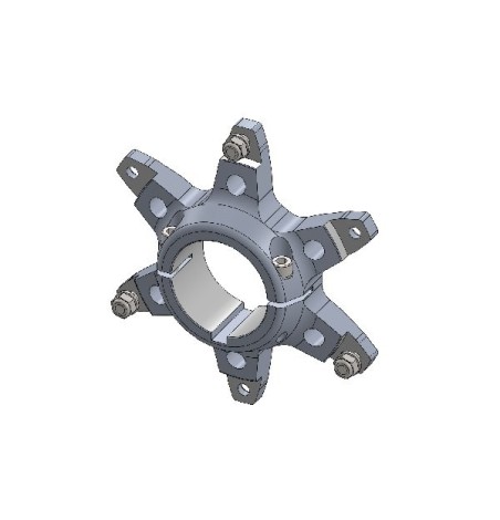 PORTE COURONNE ALU NOIR PAROLIN MOTOR 50MM