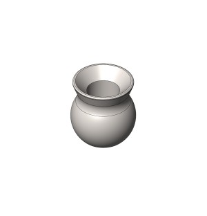 SPHÈRE SUPÉRIEURE POUR BOULON D'AXE TREMPÉ M8