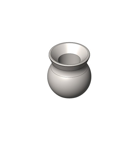 SPHÈRE SUPÉRIEURE POUR BOULON D'AXE TREMPÉ M8