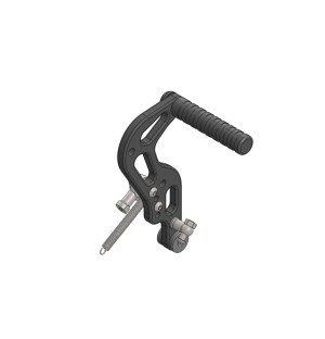 PEDALE DE FREIN ALUMINIUM POUR MINIKART - NOIR ANODISE