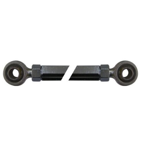 BIELLETTE  DIRECTION COMPLETE 275 MM AVEC DEUX ROTULES ET ECROUS PAROLIN-KR-FA KART