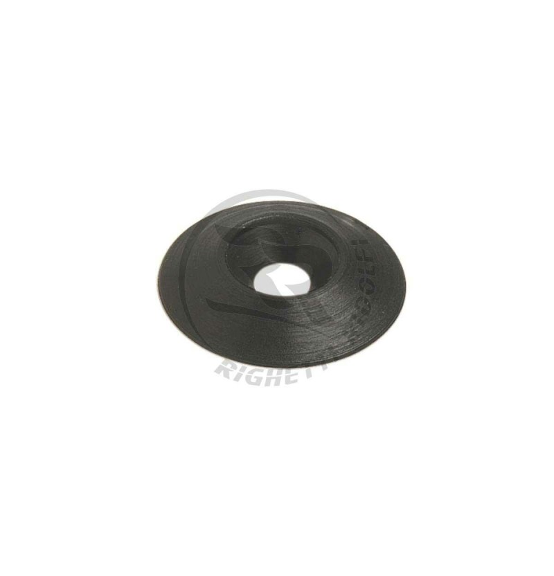 RONDELLE PLASTIQUE  CUVETTE 6X25 MM NOIRE