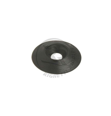 RONDELLE PLASTIQUE  CUVETTE 6X25 MM NOIRE