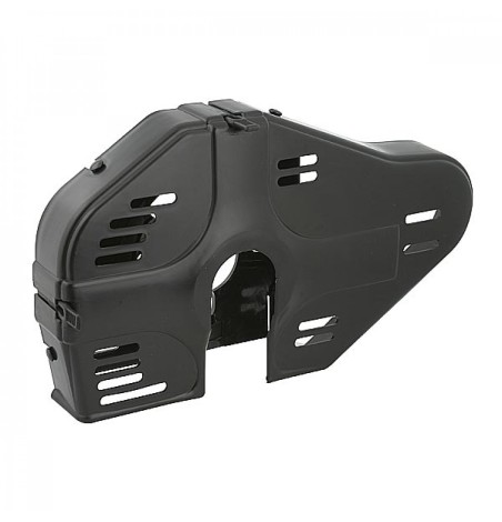 CARTER CHAÎNE ENVELOPPANT  NOIR  / ÉLASTIQUE DE FIXATION