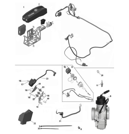 KIT EVO BAC BATTERIE 2017