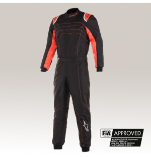 COMBINAISON ALPINESTARS KMX9 S  V3 NOIR & ORANGE