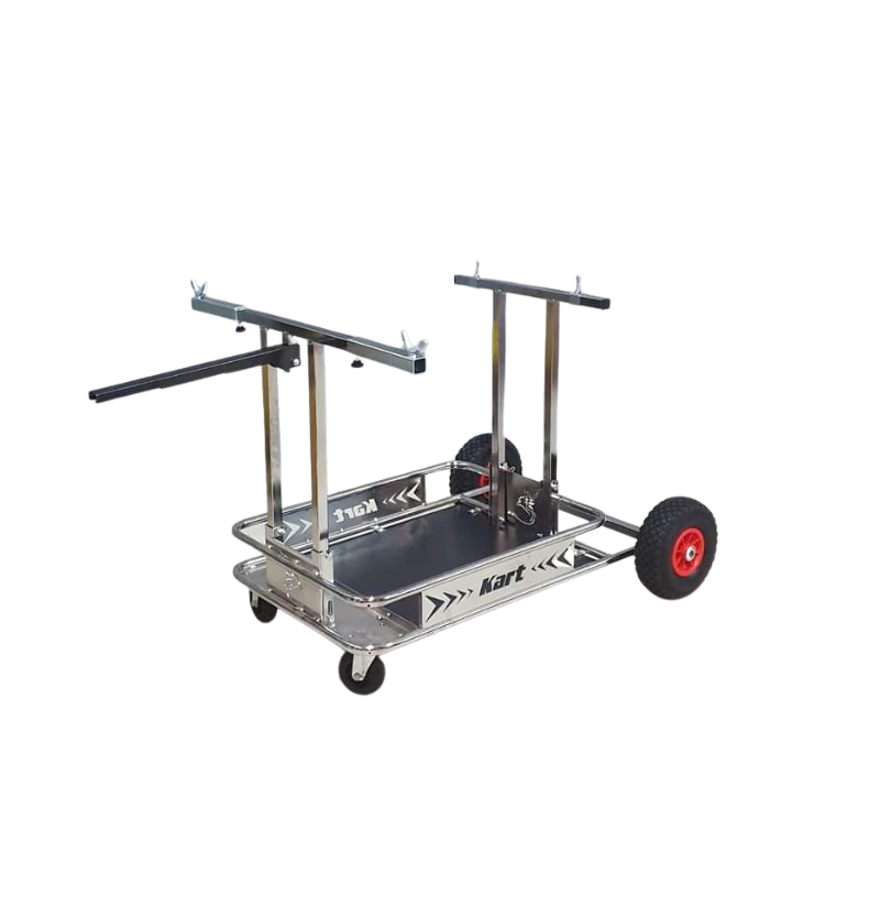 CHARIOT PORTE KART CHROME