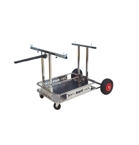 CHARIOT PORTE KART CHROME