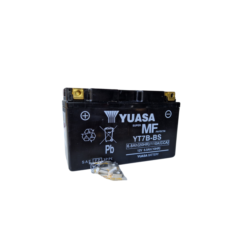 BATTERIE YUASA ACIDE SEPARE YT7B.BS