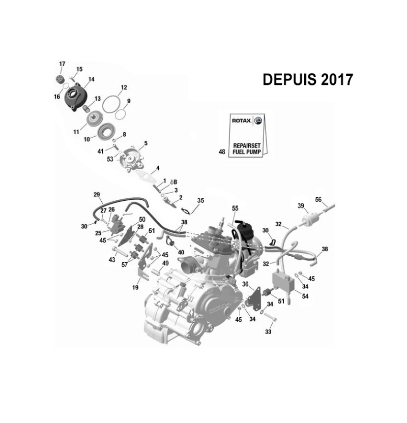 VALVE ELECTRO-POMPE ESSENCE DEPUIS 2017